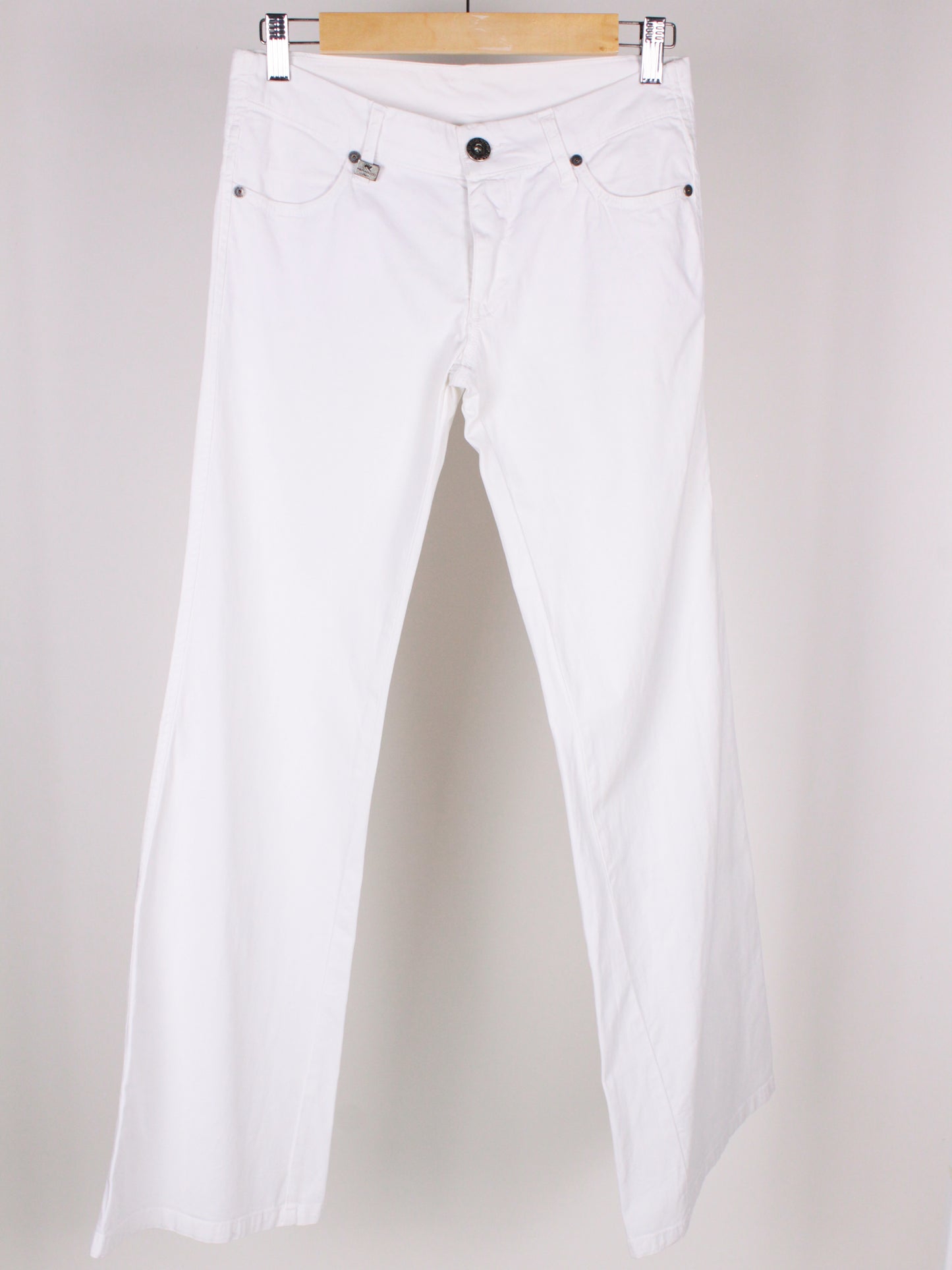 Parasuco Cult – Pantaloni Vintage Bianchi Vita Bassa Bootcut