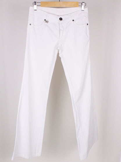 Parasuco Cult – Pantaloni Vintage Bianchi Vita Bassa Bootcut
