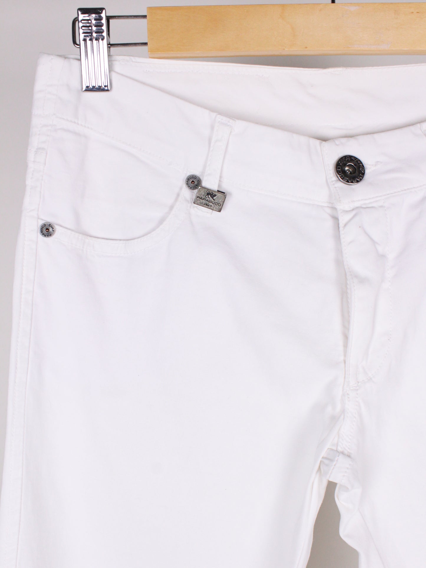 Parasuco Cult – Pantaloni Vintage Bianchi Vita Bassa Bootcut