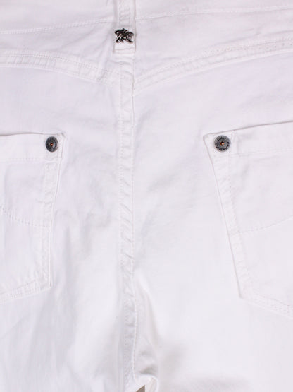 Parasuco Cult – Pantaloni Vintage Bianchi Vita Bassa Bootcut