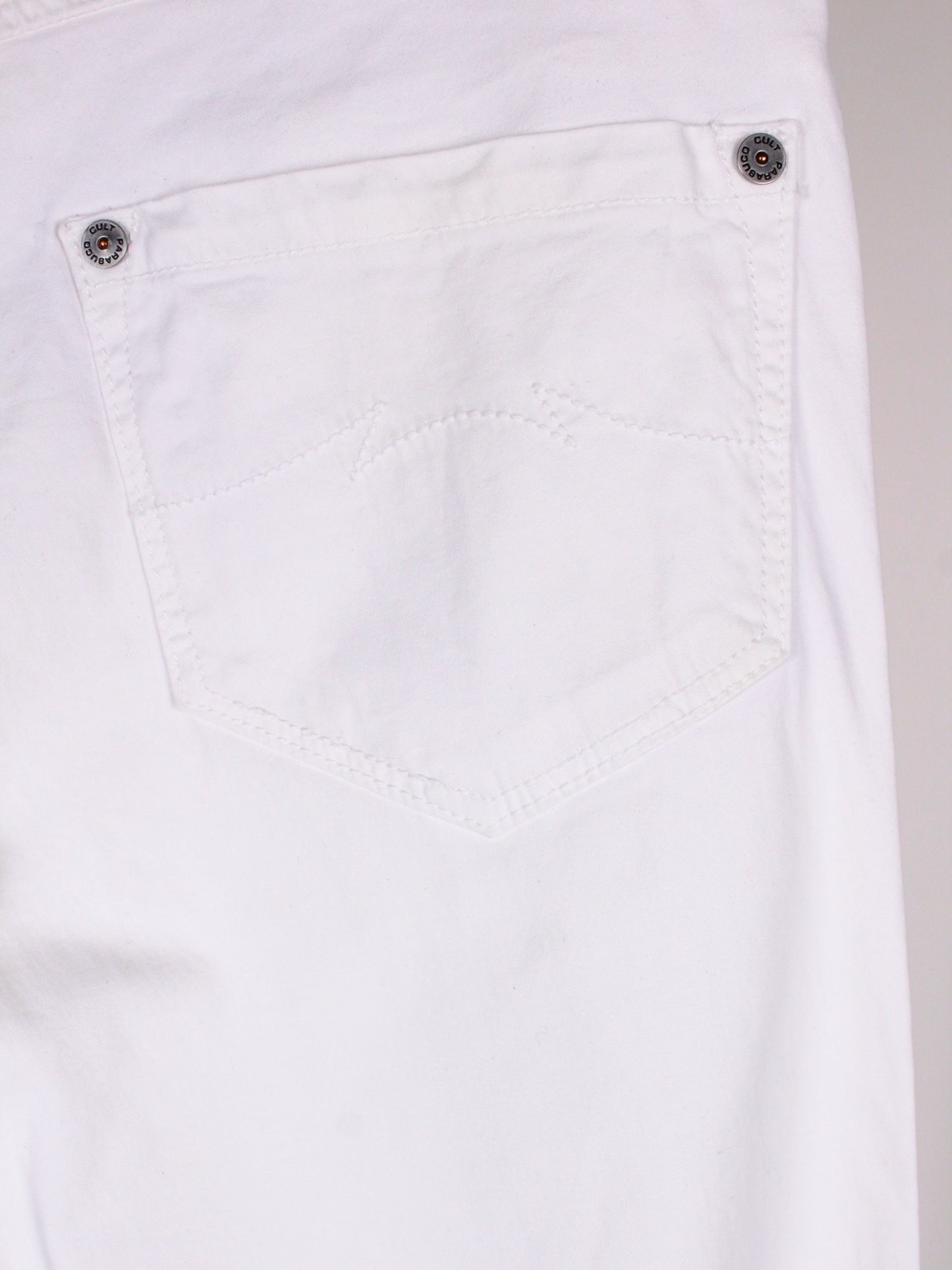 Parasuco Cult – Pantaloni Vintage Bianchi Vita Bassa Bootcut