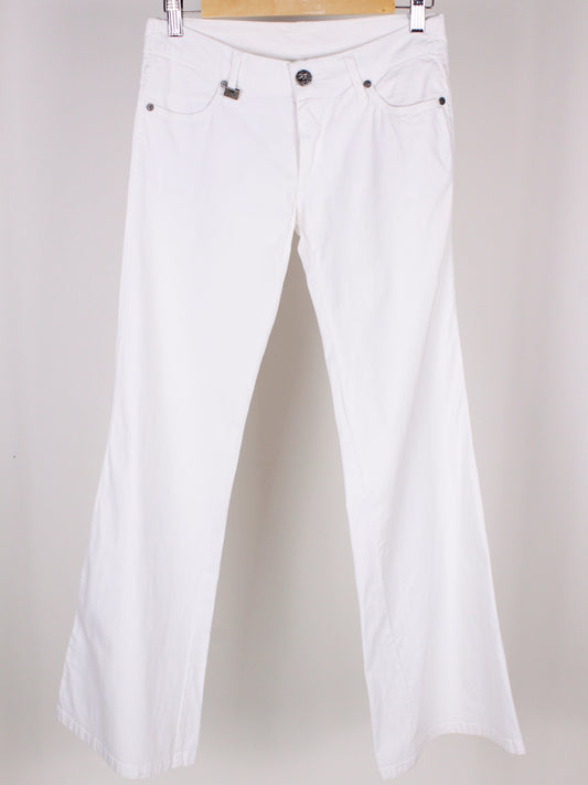 Parasuco Cult – Pantaloni Vintage Bianchi Vita Bassa Bootcut