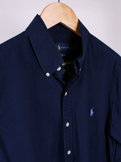 Ralph Lauren Camicia Vintage Slim Fit Blu Navy – Taglia M