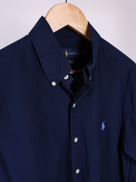 Ralph Lauren Camicia Vintage Slim Fit Blu Navy – Taglia M