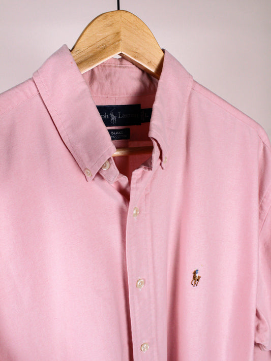 Camicia Vintage Ralph Lauren Blake Oxford Rosa – Taglia L