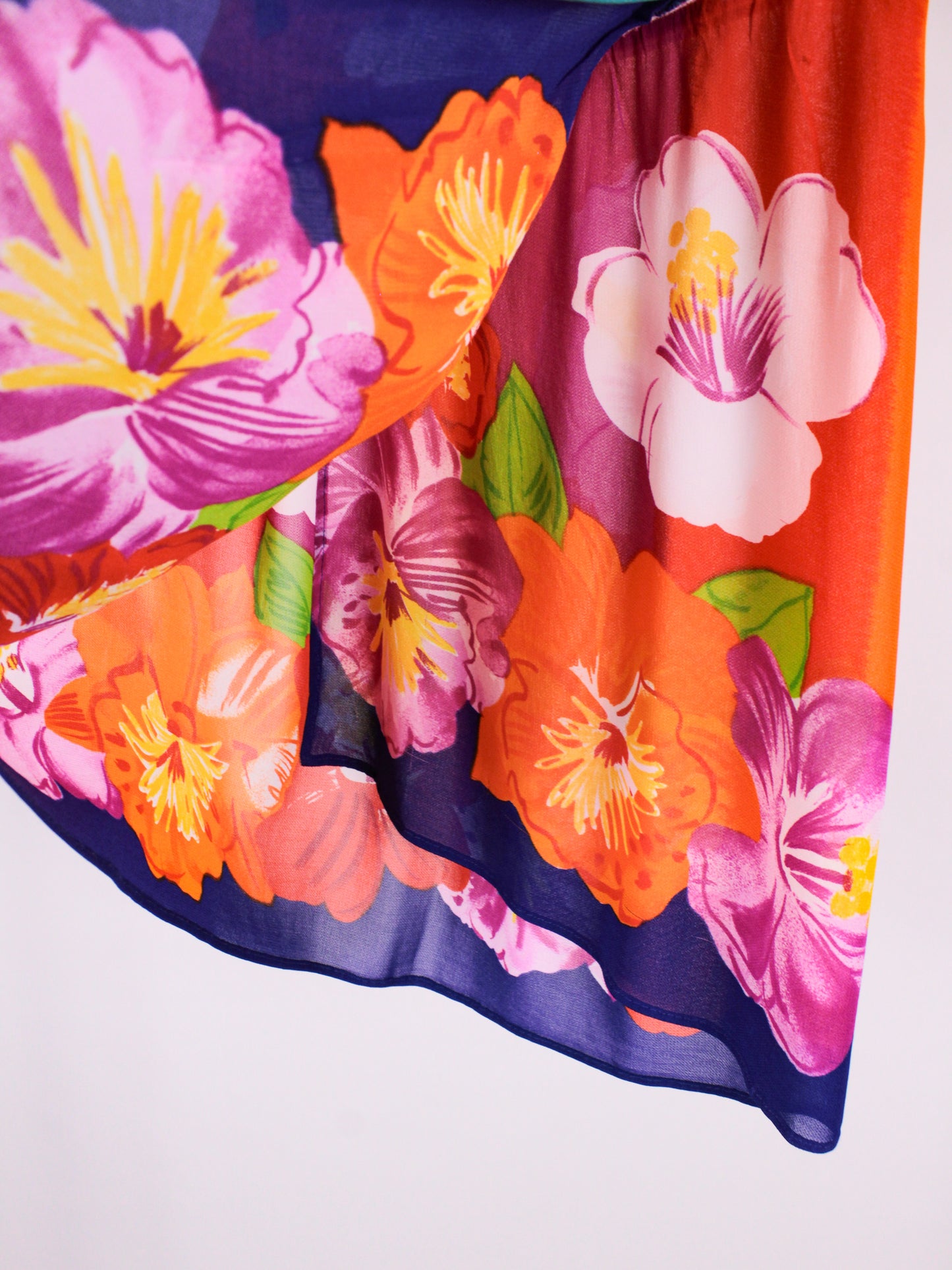 Pareo vintage Marvel by La Perla viscosa floreale – anni '90