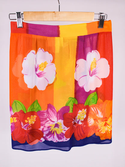 Pareo vintage Marvel by La Perla viscosa floreale – anni '90