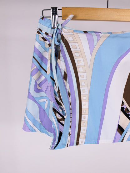 Pareo vintage Nadè Y2K fantasia astratta  – Made in Italy