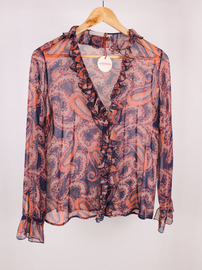 Camicia vintage in seta fantasia paisley – Stefanel