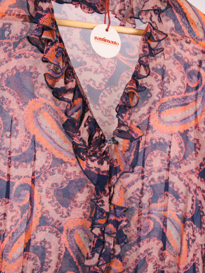Camicia vintage in seta fantasia paisley – Stefanel