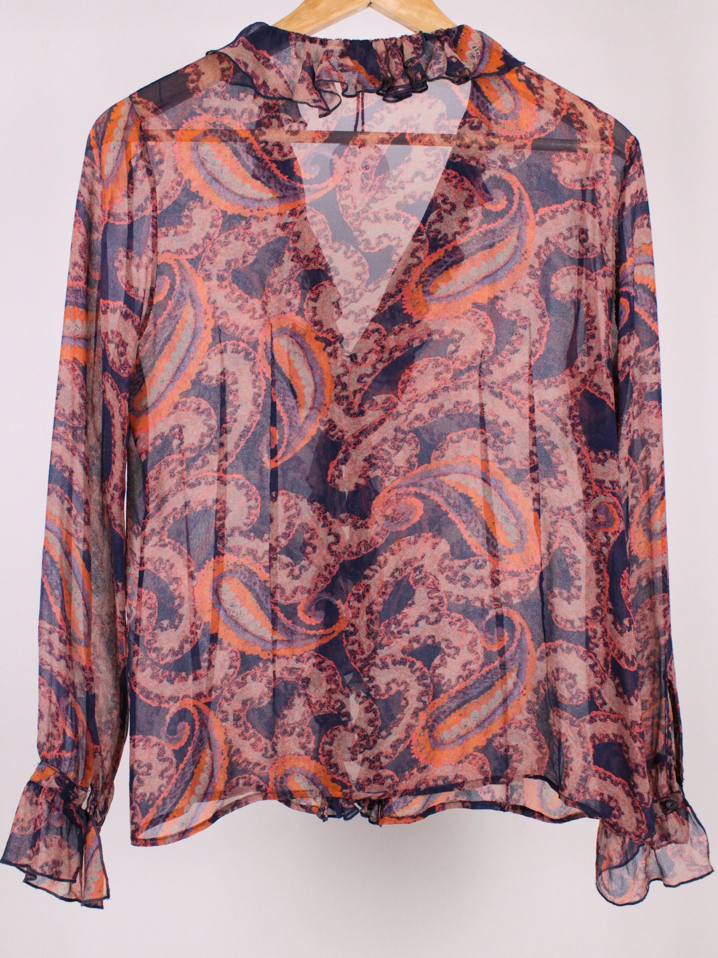 Camicia vintage in seta fantasia paisley – Stefanel