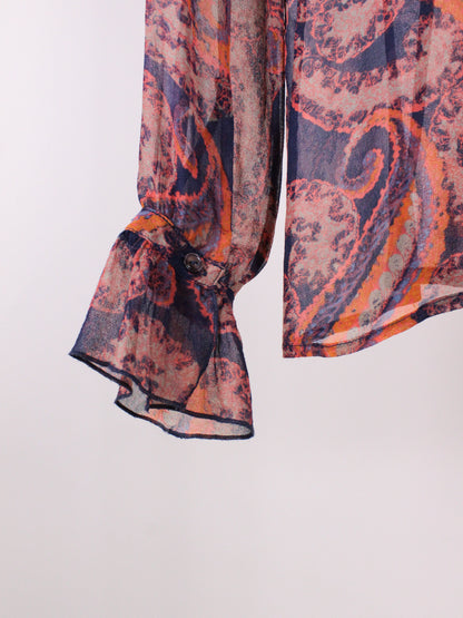 Camicia vintage in seta fantasia paisley – Stefanel