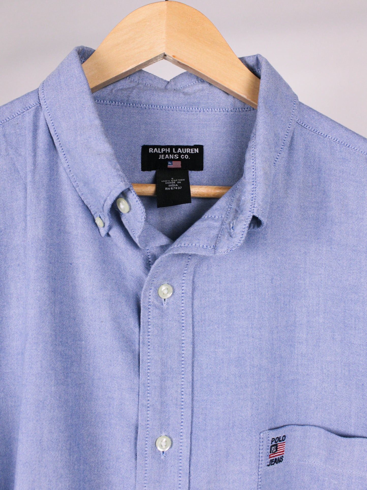 Polo Jeans Co. by Ralph Lauren – Camicia Vintage 90s Effetto Denim