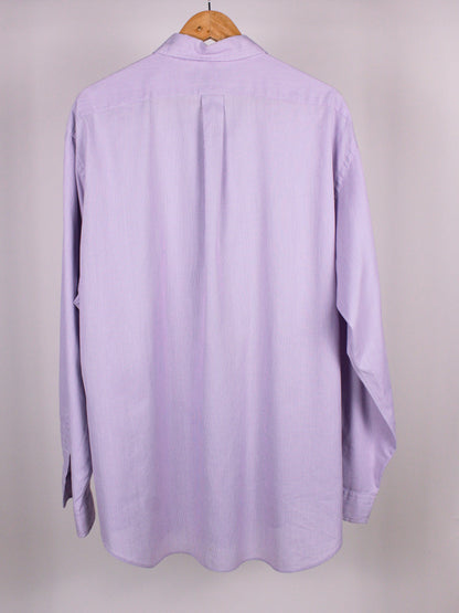 Ralph Lauren Yarmouth – Camicia Oxford a righe lilla | Vintage