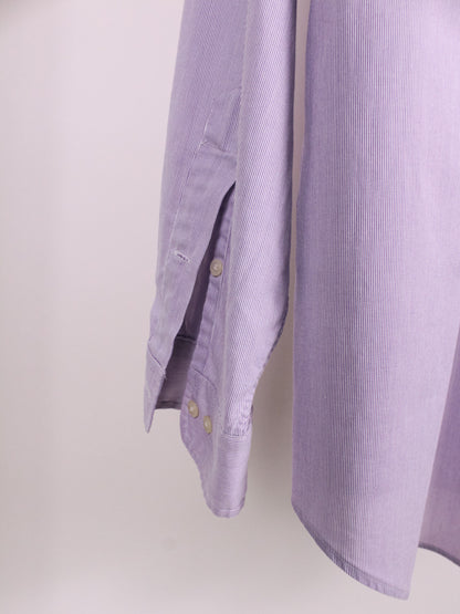 Ralph Lauren Yarmouth – Camicia Oxford a righe lilla | Vintage