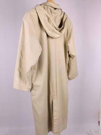 Trench impermeabile vintage beige - Made in Italy