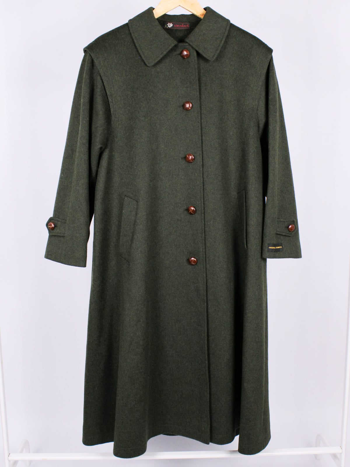 Cappotto Loden Vintage Steinbock verde - Original Himalaya