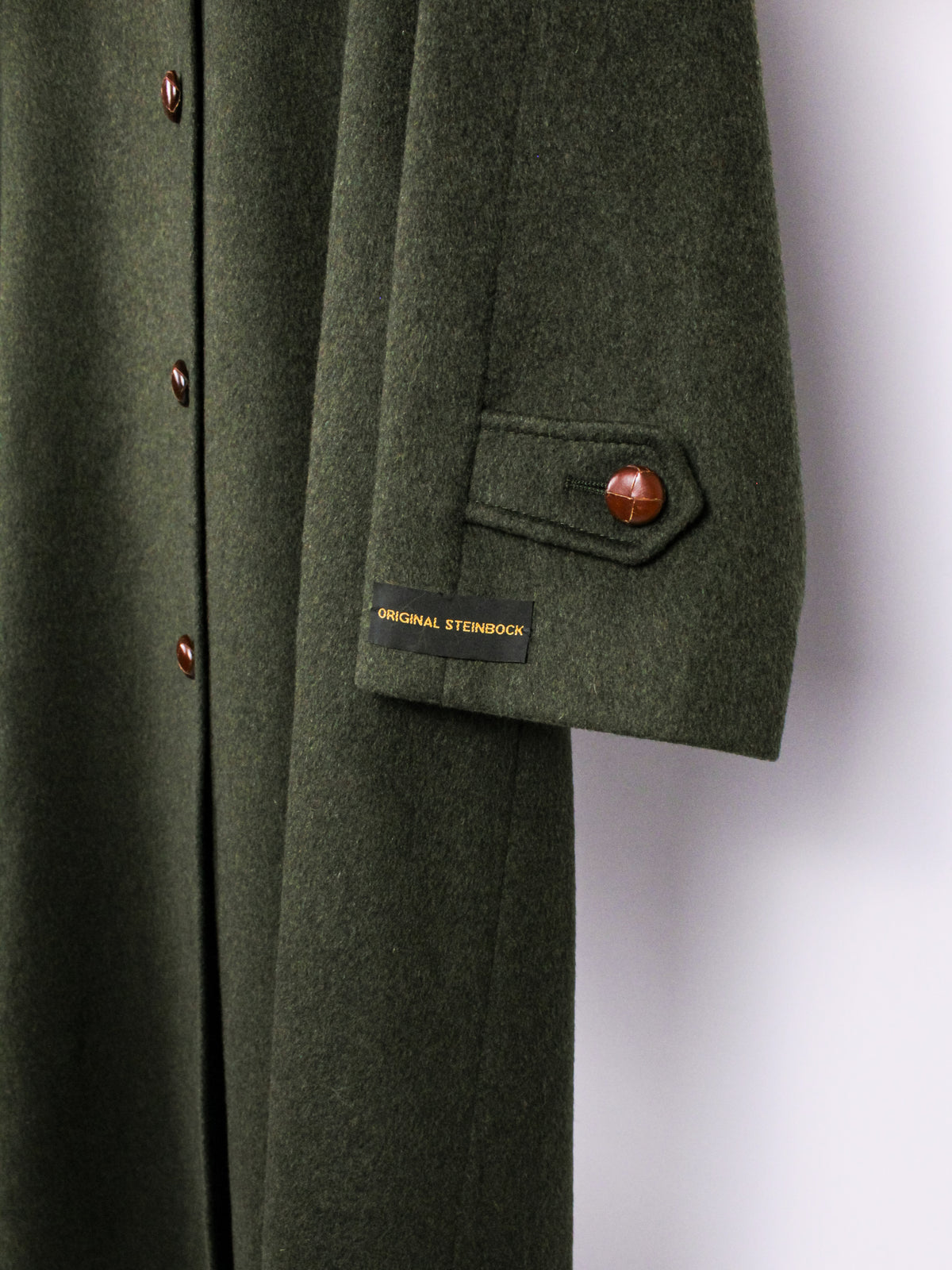 Cappotto Loden Vintage Steinbock verde - Original Himalaya