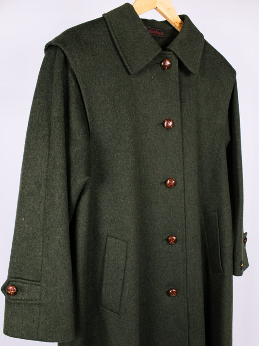Cappotto Loden Vintage Steinbock verde - Original Himalaya