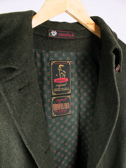 Cappotto Loden Vintage Steinbock verde - Original Himalaya