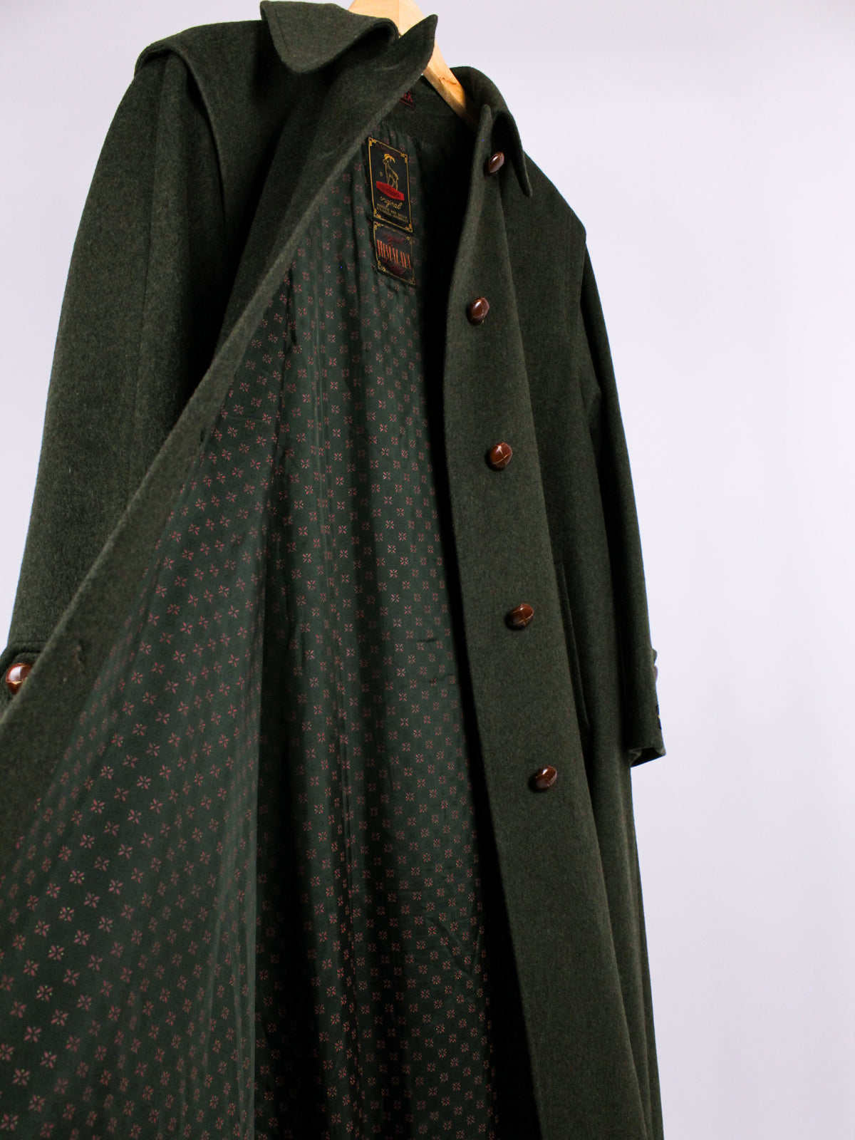 Cappotto Loden Vintage Steinbock verde - Original Himalaya
