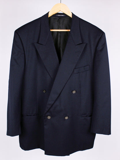 Blazer doppiopetto Yves Saint Laurent Vintage – Blu Notte
