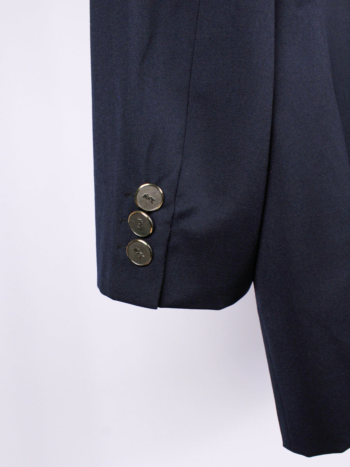 Blazer doppiopetto Yves Saint Laurent Vintage – Blu Notte