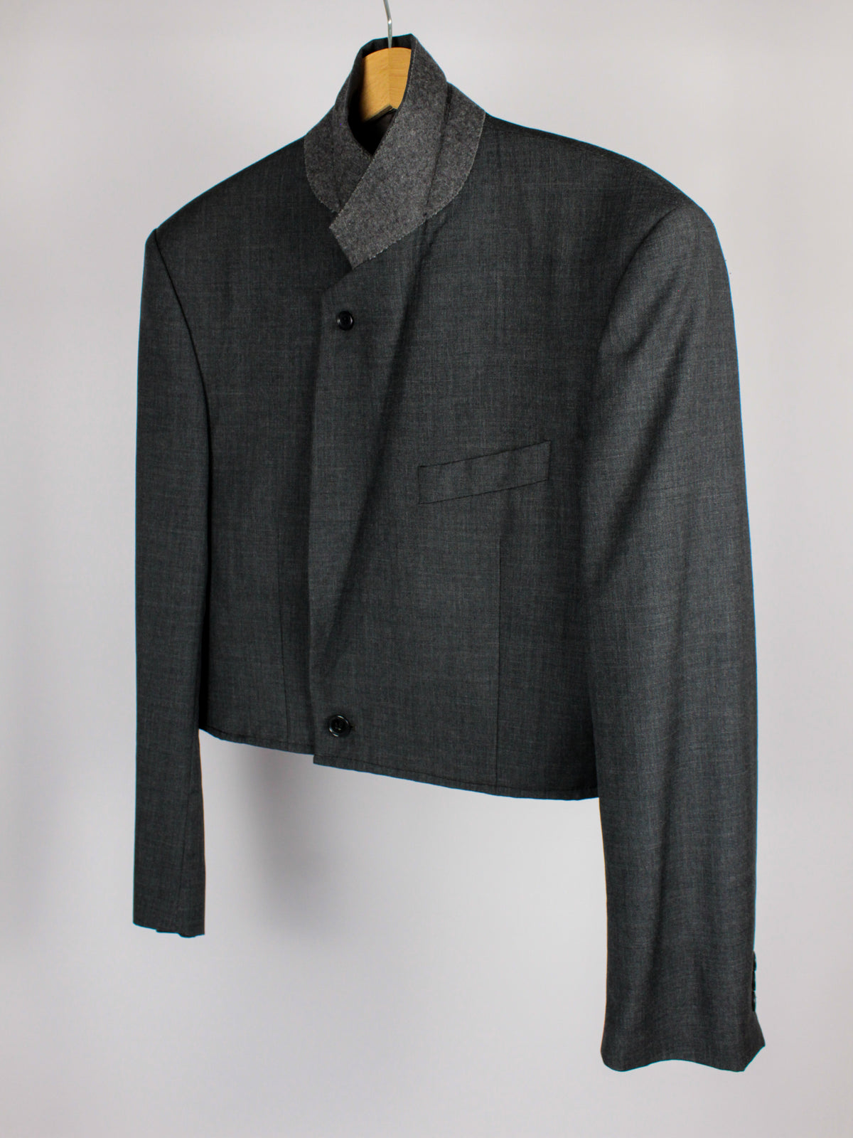 Giacca cropped in pura lana vergine – Studio 001 by Gianfranco Ferré