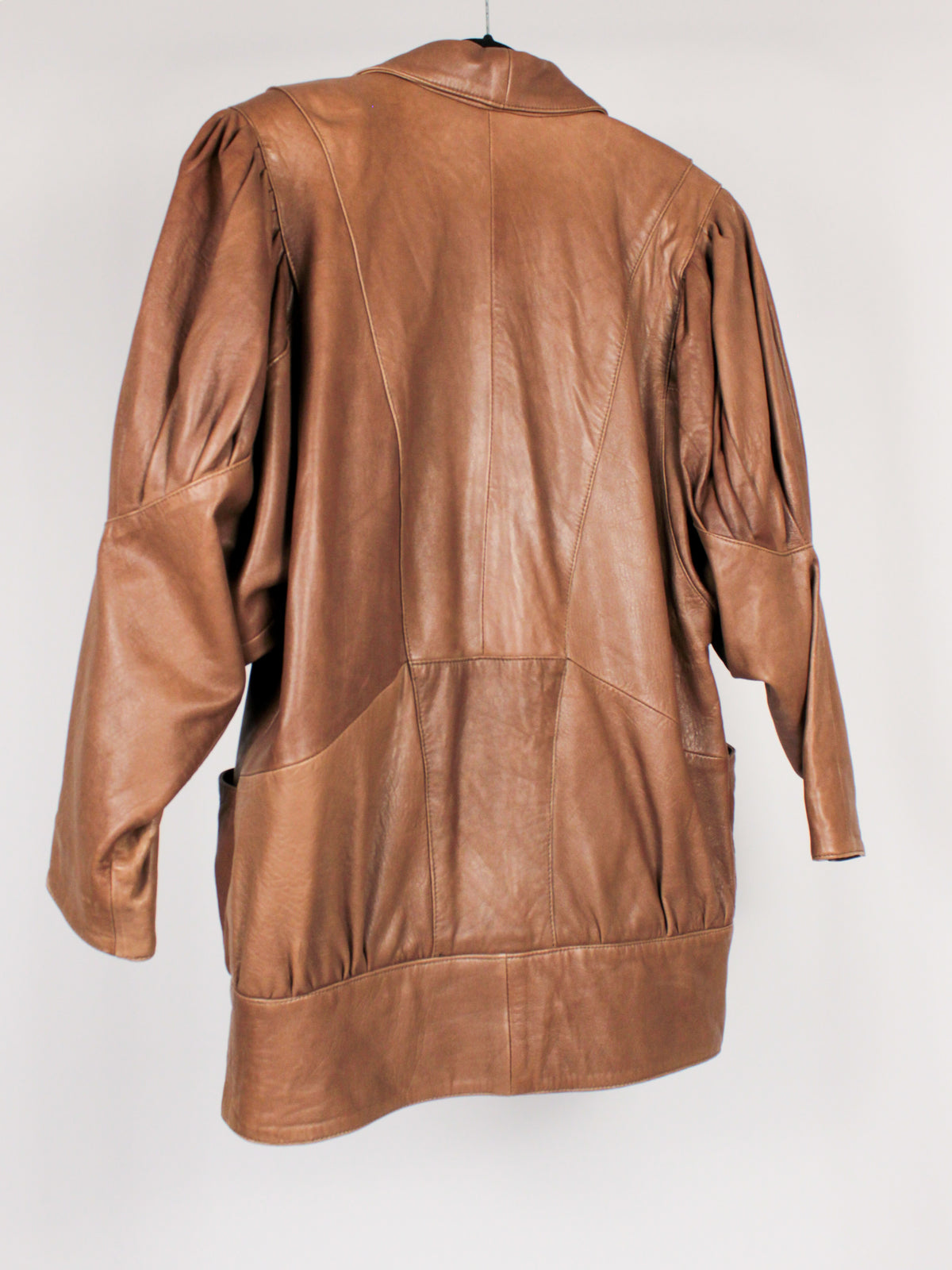 Giacca vintage in vera pelle marrone – Randy’s