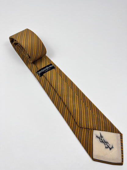 Cravatta Yves Saint Laurent Vintage Seta Made in Italy