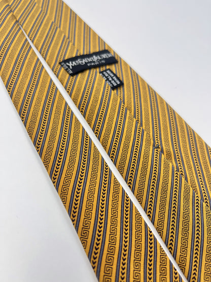 Cravatta Yves Saint Laurent Vintage Seta Made in Italy