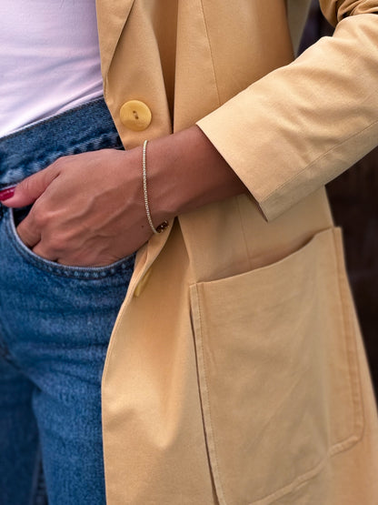 Trench vintage giallo pastello - Anni '90