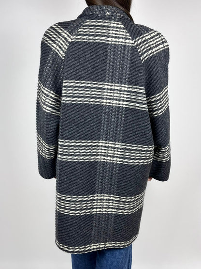 Cappotto Vintage Donna Fiorella Rubino 100% Lana Anni '90 Made in Italy