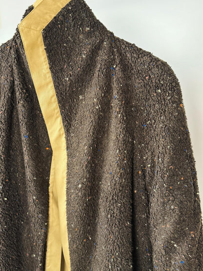 Trench Vintage Donna Double Face Anni '90 – Cotone Reversibile Beige Marrone