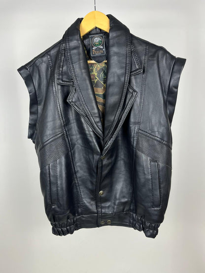 Giubbotto in pelle vintage Pervin Made in Italy