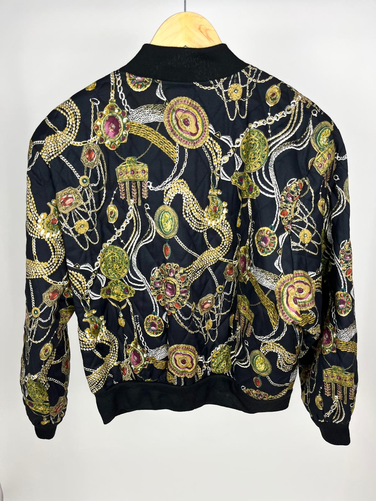 Giubbotto Trapuntato Vintage Donna Fantasia Gioiello Anni '80/'90