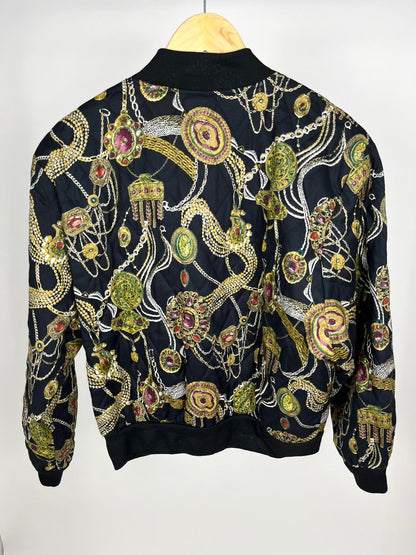 Giubbotto Trapuntato Vintage Donna Fantasia Gioiello Anni '80/'90
