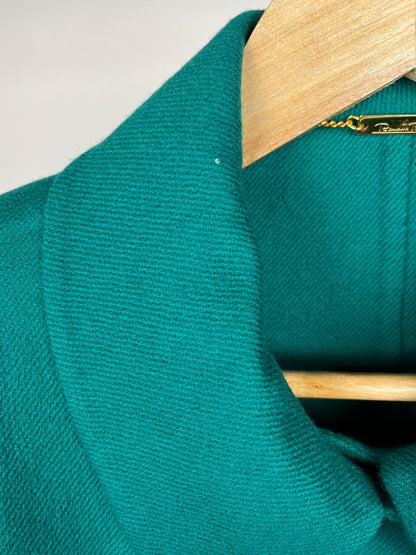 Giacca Vintage Renato Balestra Verde Smeraldo Anni '80
