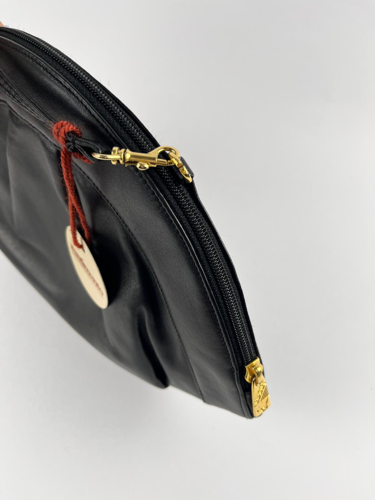 Borsa a Tracolla Vintage Silvano Biagini – Anni '80 - Vera Pelle e Ricami Artigianali