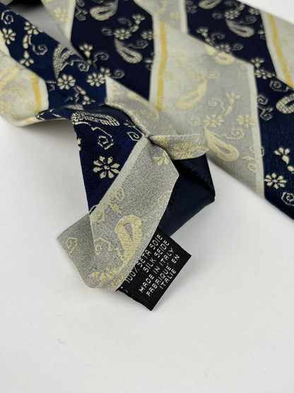 Cravatta vintage Giorgio Armani Cravatte in seta Fantasia Paisley – anni ’90