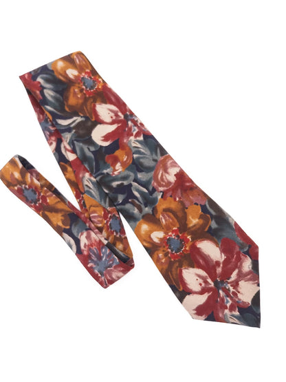 Cravatta Vintage in Pura Seta Leonard - Fantasia Floreale