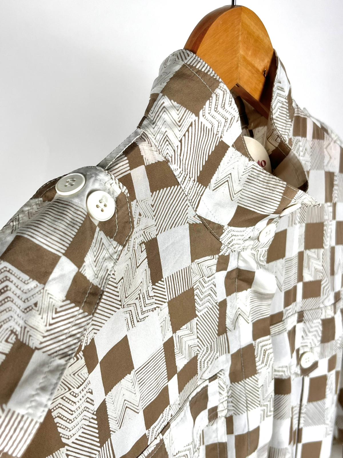 Camicia Vintage MariElla Anni '80 – Motivo Geometrico