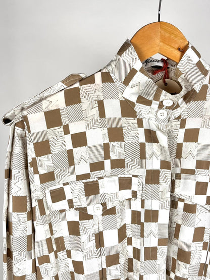 Camicia Vintage MariElla Anni '80 – Motivo Geometrico