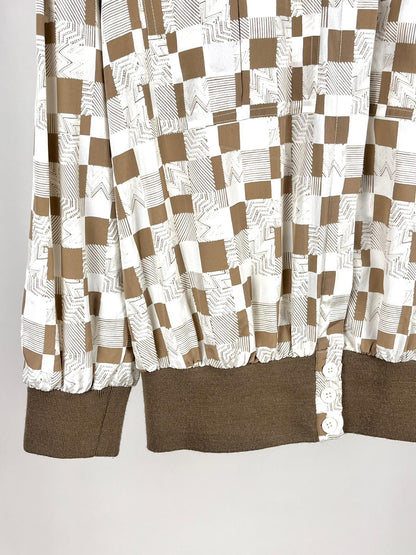 Camicia Vintage MariElla Anni '80 – Motivo Geometrico