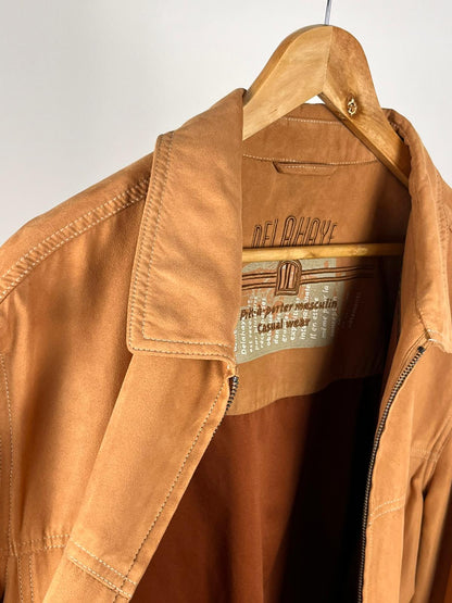 Giacca vintage effetto scamosciato Delahaye  – anni ’90