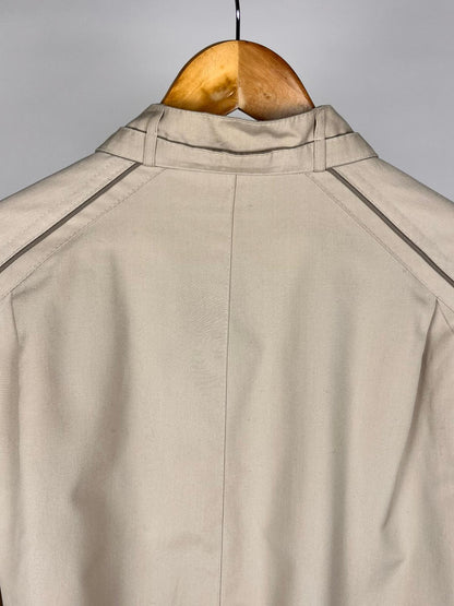 Giacca Corta Vintage Beige anni ’90 stile Minimal con Collo Alto