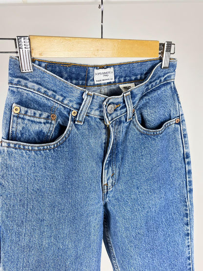 Jeans vintage Levi’s 512 anni ’90 denim blu lavaggio medio