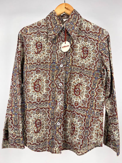 Camicia Fantasia Vintage Paisley in Cotone Anni ’70