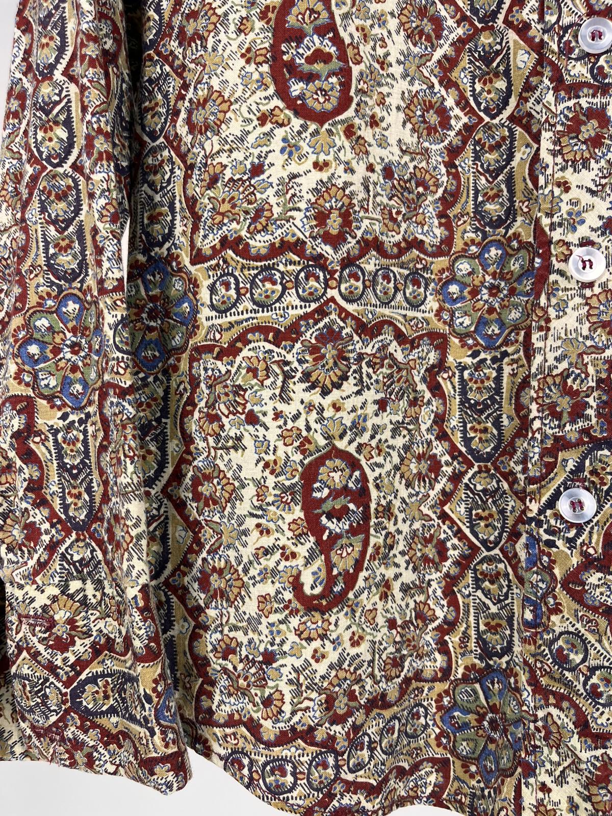 Camicia Fantasia Vintage Paisley in Cotone Anni ’70
