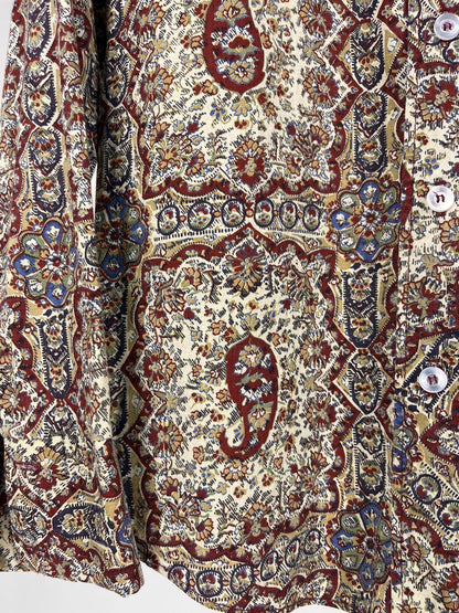 Camicia Fantasia Vintage Paisley in Cotone Anni ’70